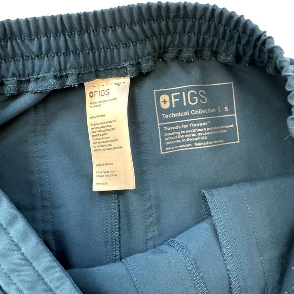 Figs Royal Teal Blue Collection Scrubs Women's Size Small (Style TW2000R) - Picture 3 of 5